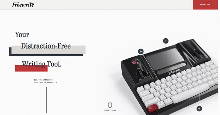 Freewrite - Your Distraction-Free Writing Tool. | 1GUU